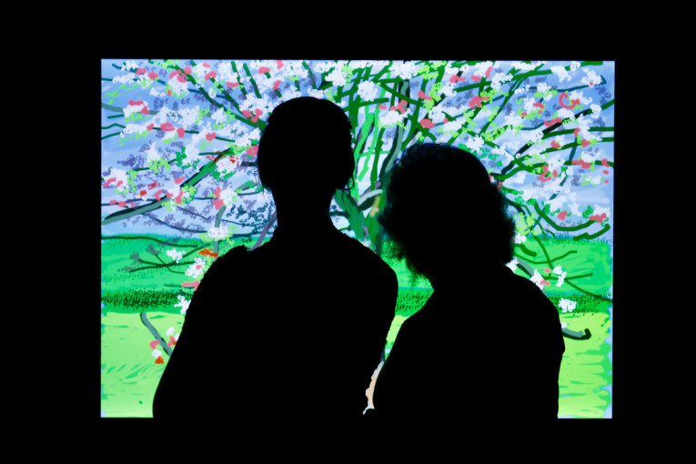 Povratak čuvenog Dejvida Hoknija u Beograd: Atraktivnom izložbom Muzej savremene umetnosti obeležio 60. rođendan (FOTO)