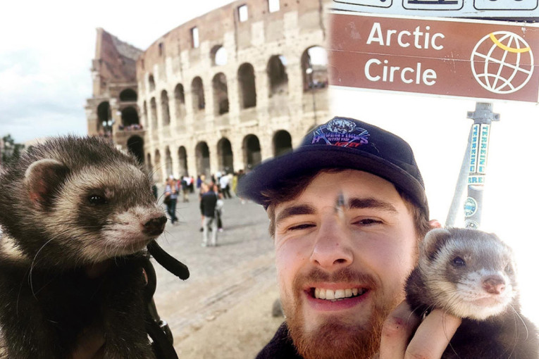 Zbog niza ličnih tragedija hteo je da se ubije, a onda je sve prodao i krenuo na putovanje sa tvorom (FOTO)