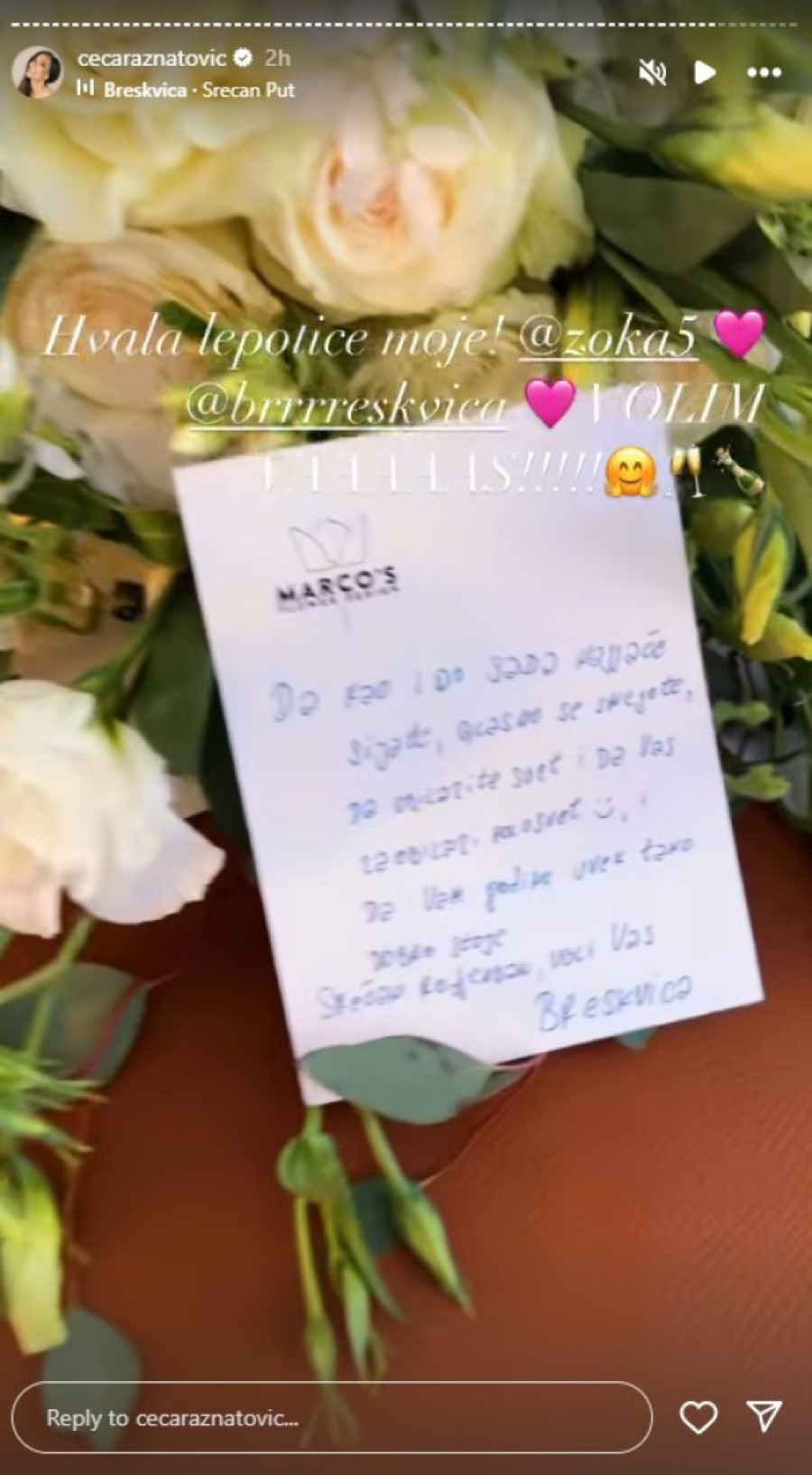 Ceci Ražnatović stigao poklon na kućnu adresu: Podelila i emotivnu poruku!