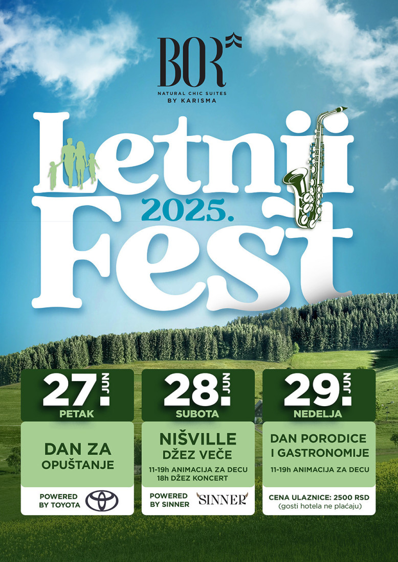 Rezervišite vikend za pamćenje: BOR Letnji Festival ponovo na Zlatiboru!