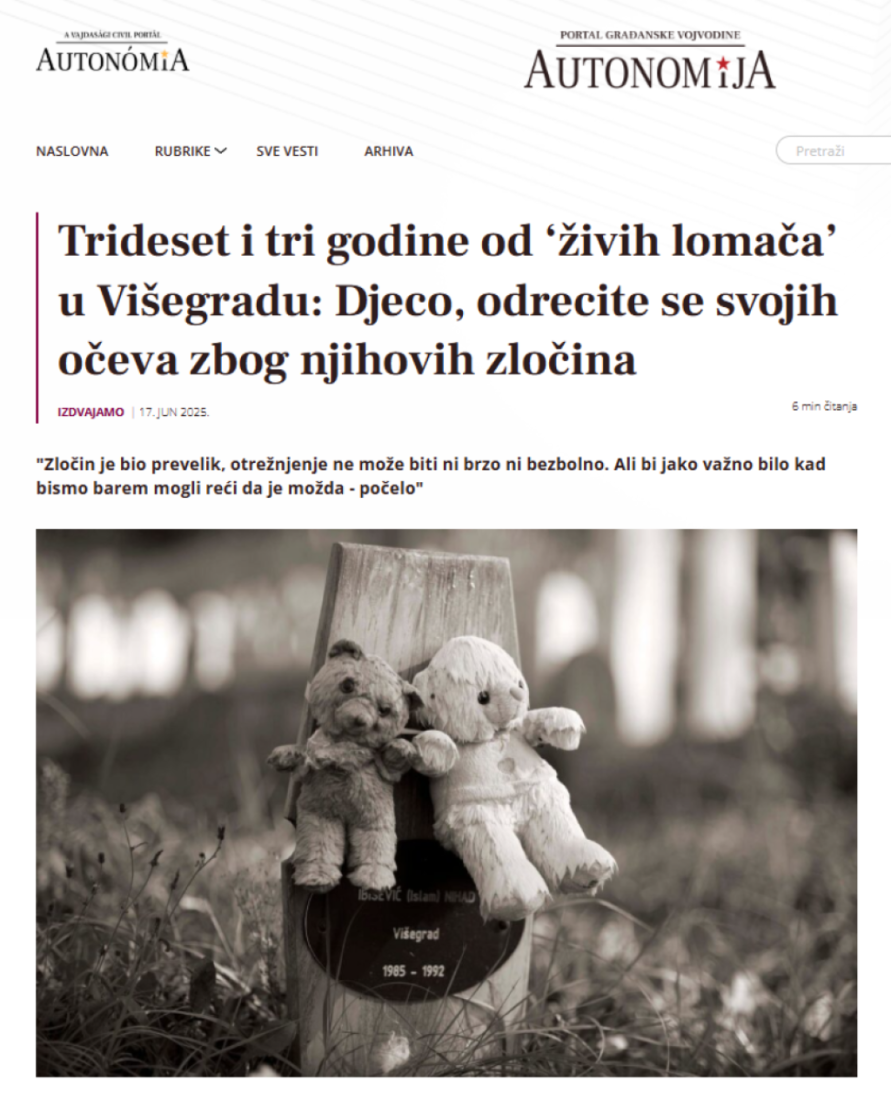 Prljava kampanja Dinka Gruhonjića: Ideolog blokadera ponavlja staru mantru - Srbi su jedini krivci za ratove devedesetih!