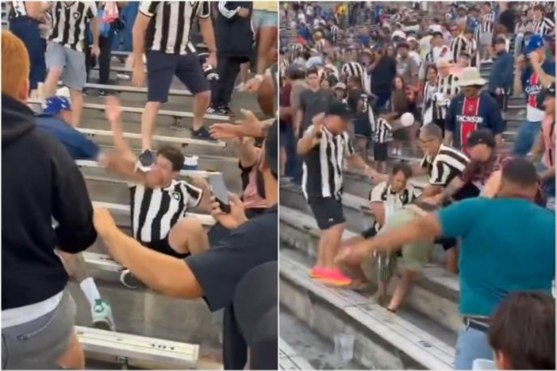 Brutalna tuča na tribinama na SP klubova: Neki genije stavio navijače jedne pored drugih (VIDEO)