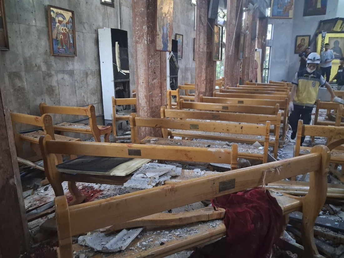 Krvavi napad u Damasku: Samoubica razneo crkvu tokom liturgije - više od 15 mrtvih (UZNEMIRUJUĆI VIDEO)