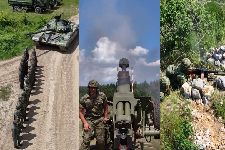 Ovako se kale srpski oficiri: Kadeti Vojske Srbije pod vatrom i suncem! (FOTO/VIDEO)