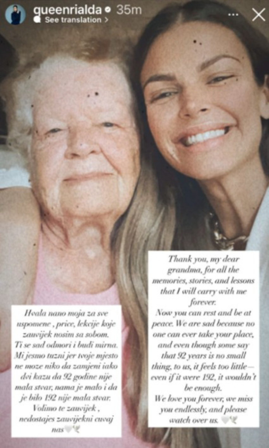 Smrt u domu poznate pevačice, osvanula potresna poruka: Čuvaj nas i odmori se