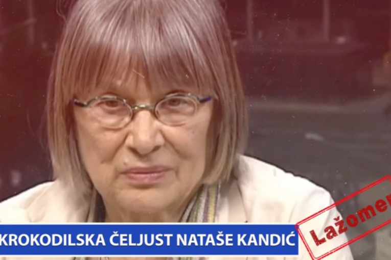 Lažomer: Krokodilska čeljust Nataše Kandić (VIDEO)