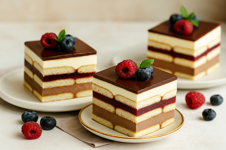 Recept dana: Krem kolač sa šumskim voćem je rajska kombinacija ukusa, istovremeno čokoladan i osvežavajuć