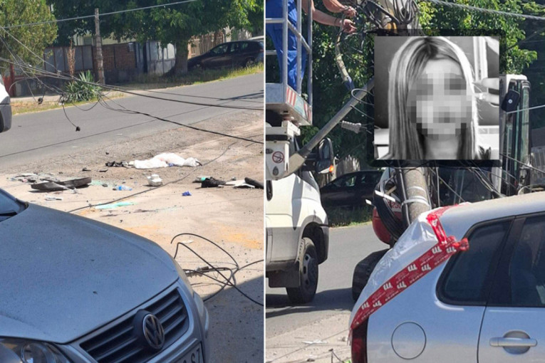 Potresne scene u Dobanovcima: Roditelji na mestu stradanja ćerke, u rukama sveće (FOTO)