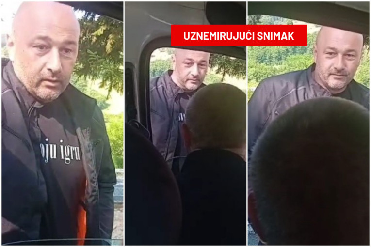 EKSKLUZIVNO! Brutalan napad na poštenog domaćina u Kosjeriću: Evo crno na belo kako blokader presreće Radovana Božovića (VIDEO)