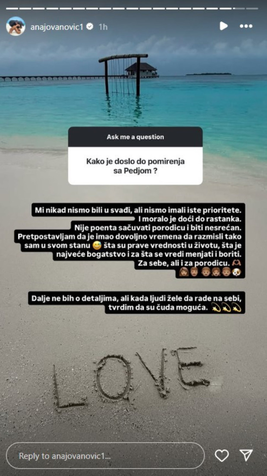 Prvo oglašavanje supruge Peđe Jovanovića nakon pomirenja: "Moralo je doći do rastanka!"