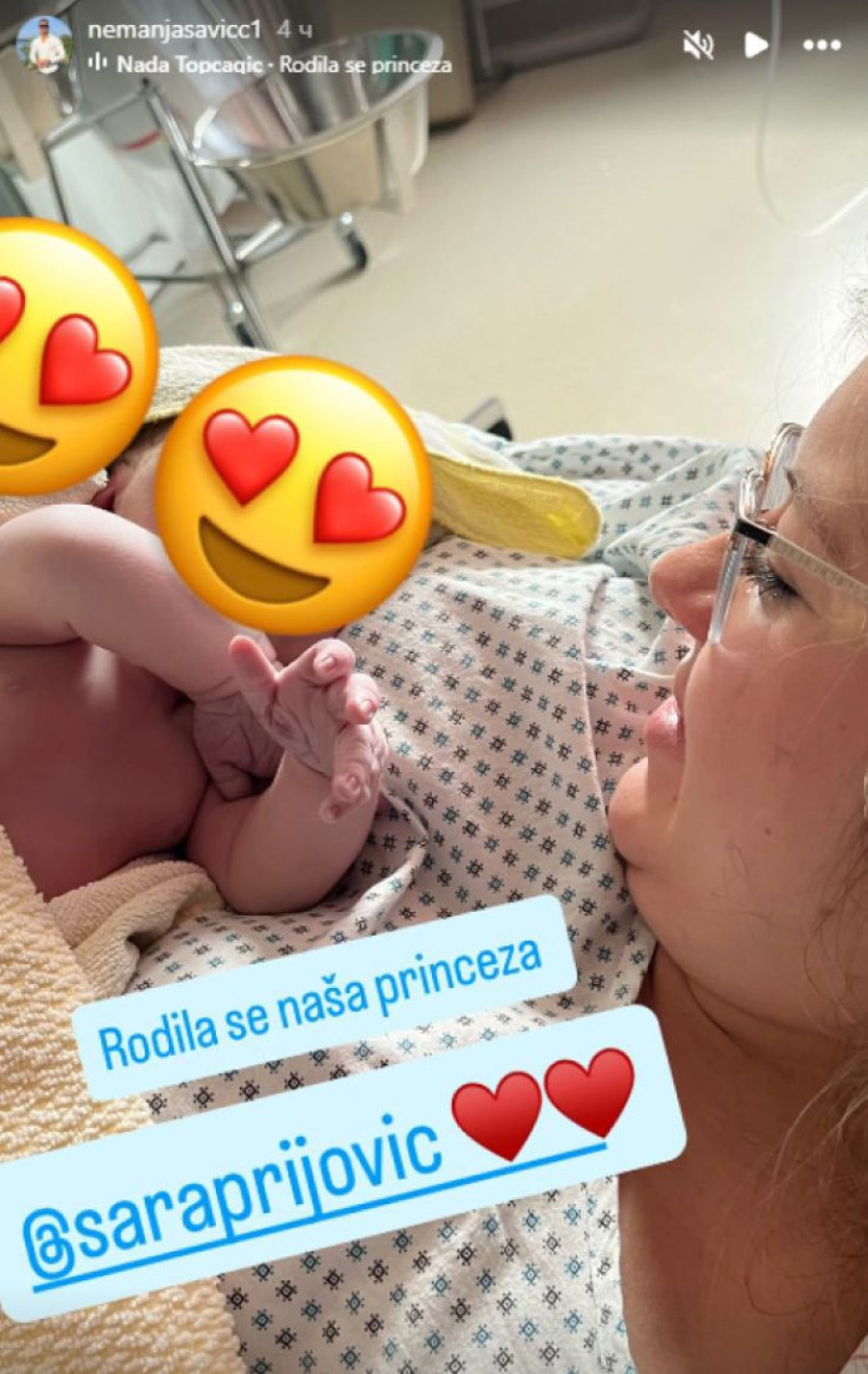 Brat Tanje Savić dobio ćerku: Rodila se naša princeza! (FOTO)