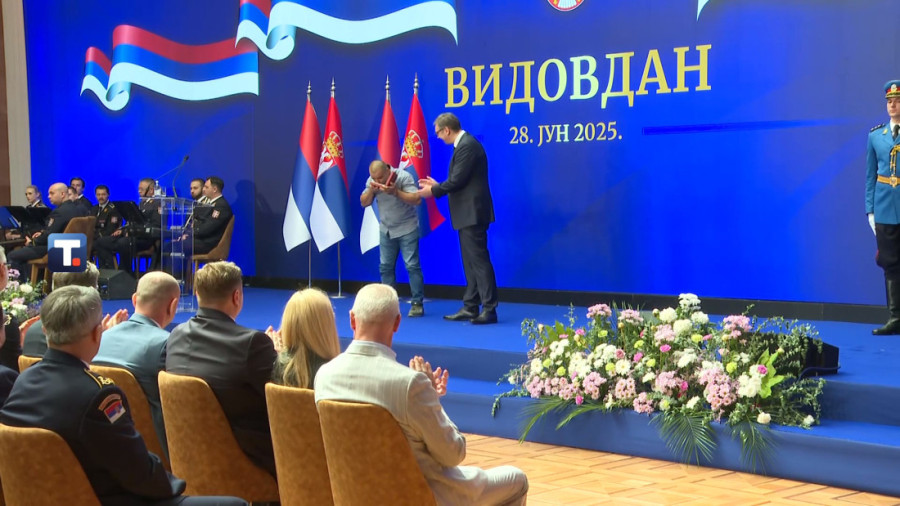 Vuković: Zlatna medalja za hrabrost Miloš Obilić je ohrabrenje svima koji žive na KiM