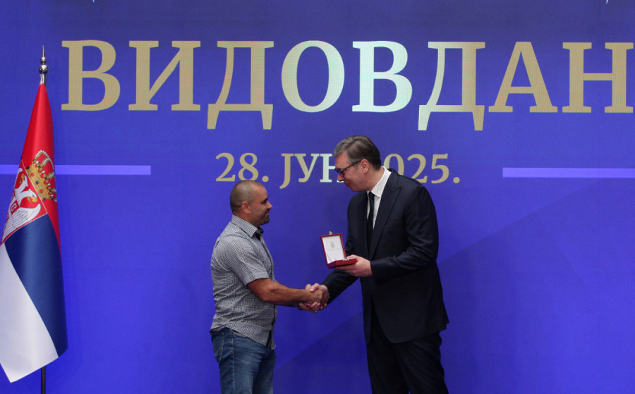 Vuković: Zlatna medalja za hrabrost Miloš Obilić je ohrabrenje svima koji žive na KiM