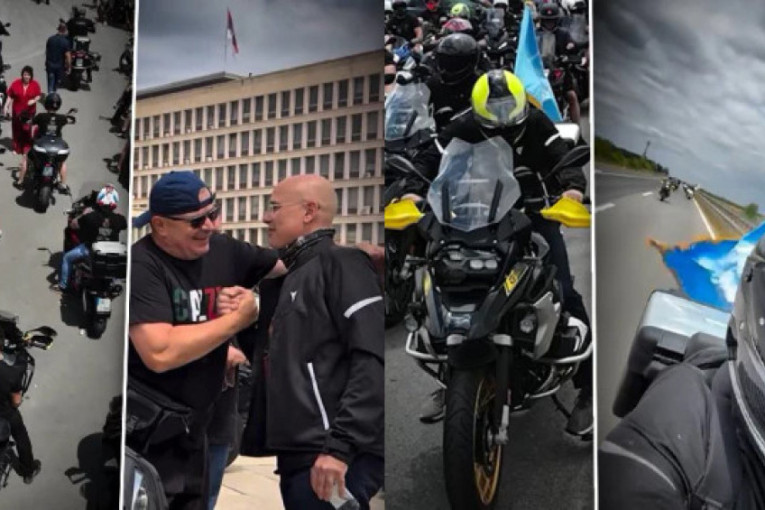 Nepregledne kolone ljudi i bajkera u Beogradu: Vučićeva Srbija će pokazati svoje jedinstvo (VIDEO)