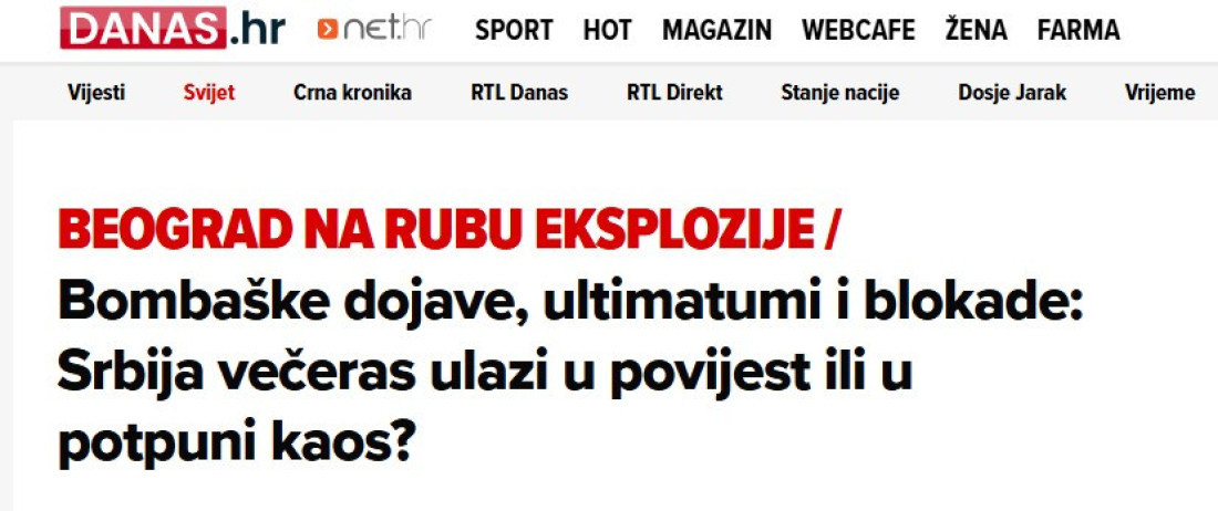 Hrvati navijaju za rat: Puleni Tonina Picule uz blokadere, hvale "Bljesak" i "Oluju" (FOTO)