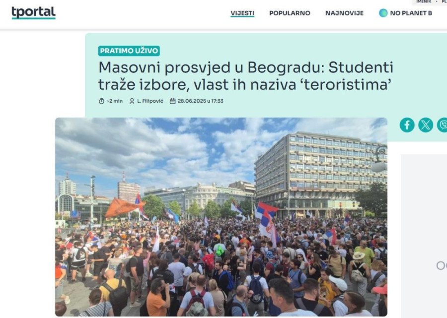 Ustaška propaganda u akciji: Hrvati prizivaju krv i nered u Srbiji! (FOTO)