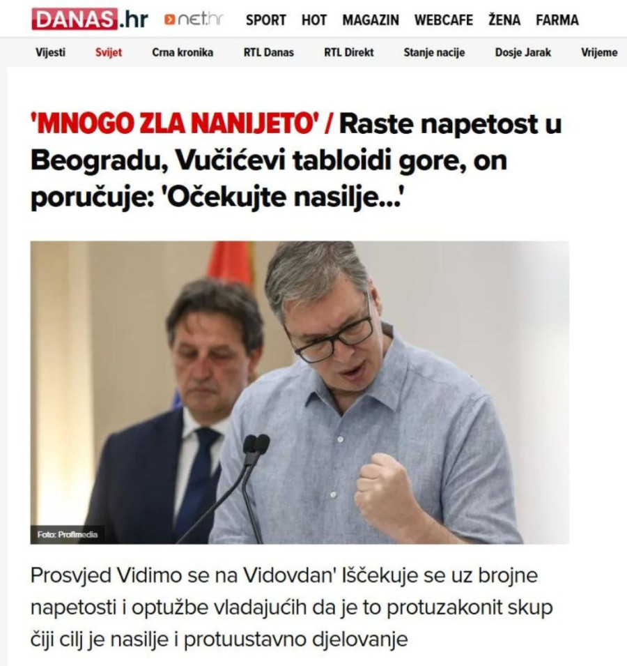 Ustaška propaganda u akciji: Hrvati prizivaju krv i nered u Srbiji! (FOTO)