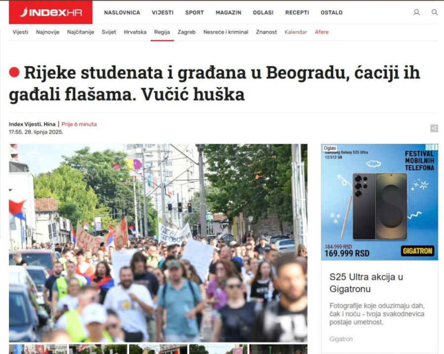 Ustaška propaganda u akciji: Hrvati prizivaju krv i nered u Srbiji! (FOTO)