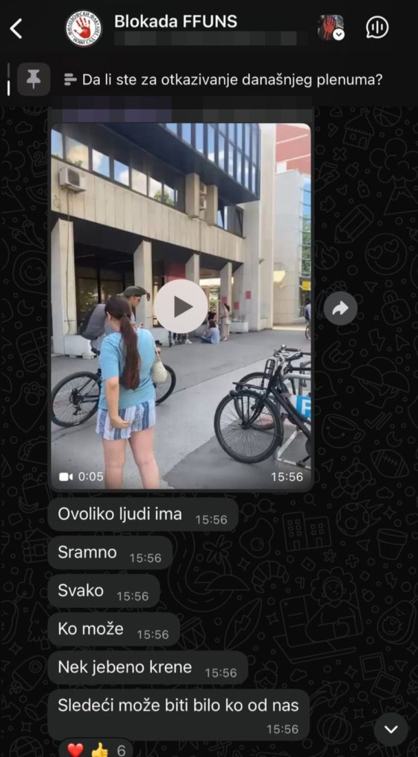 Blokaderi raskrinkani! Priznali da nije lažna dojava, već da se bomba zaista nalazi na fakultetu! (FOTO)