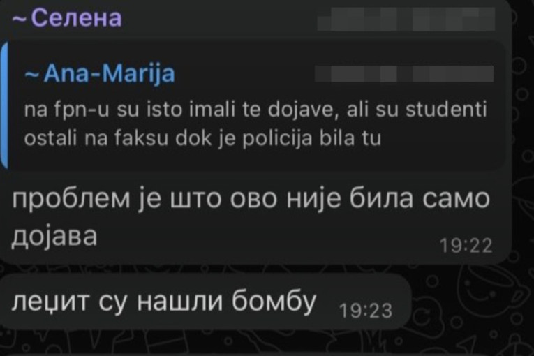 Blokaderi raskrinkani! Priznali da nije lažna dojava, već da se bomba zaista nalazi na fakultetu! (FOTO)