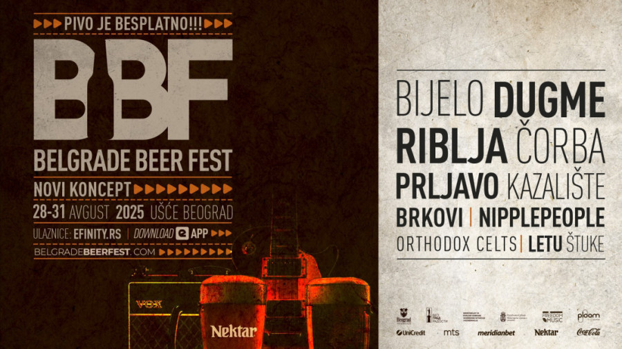 Bijelo dugme i Riblja čorba na Belgrade Beer festu 2025 — Koncertna poslastica godine na Ušću
