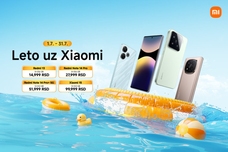 Uhvati talas letnjih sniženja – Xiaomi ti donosi najbolje telefone i tablete po sjajnim cenama