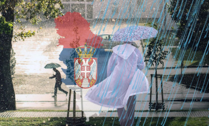 Vreme pravi haos nad Srbijom! Stižu pljuskovi, grmljavina i grad!