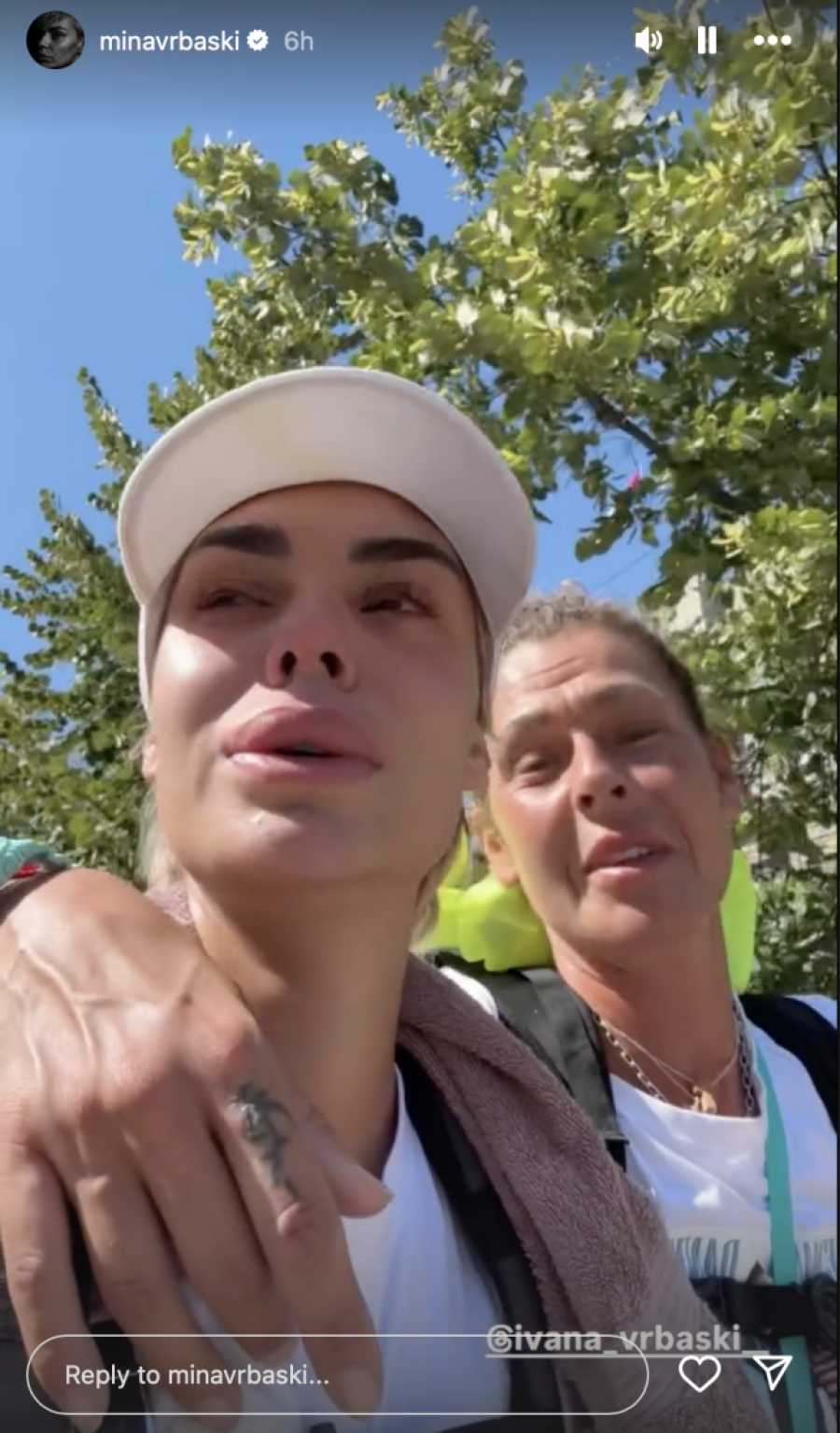 Mina Vrbaški krenula sa majkom na hodočašće, već prvog dana joj pozlilo: Raspadam se od bolova, jedva hodam!