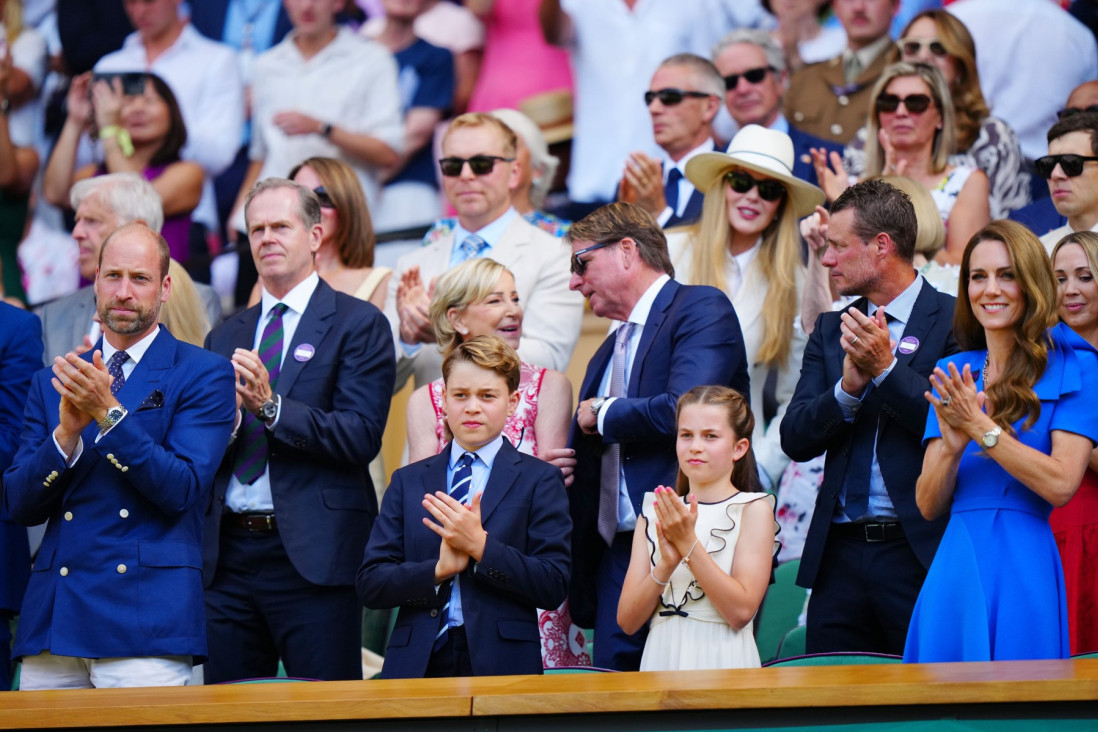 Kejt Midlton na finalu Vimbldona sa porodicom: Falio je samo jedan član! (FOTO)