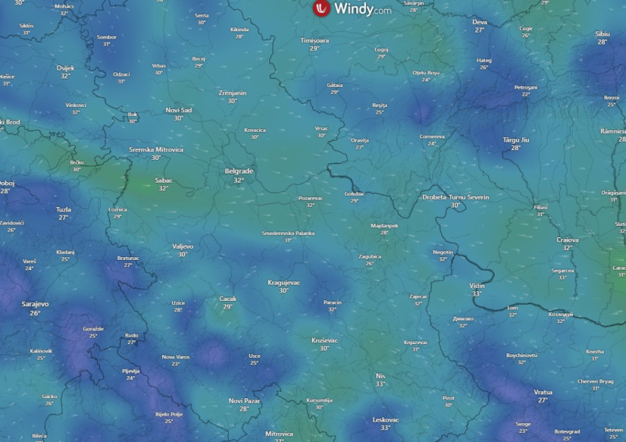Kataklizma na nebu iznad Srbije! Pljuskovi, vetar, grmljavina žestoko udaraju - kreće potop! (FOTO)