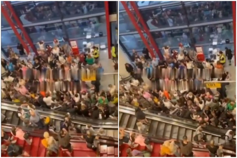 Haos na aerodromima u Moskvi zbog masovnog napada dronovima: Putnici spavaju na podu, letovi otkazani (VIDEO)