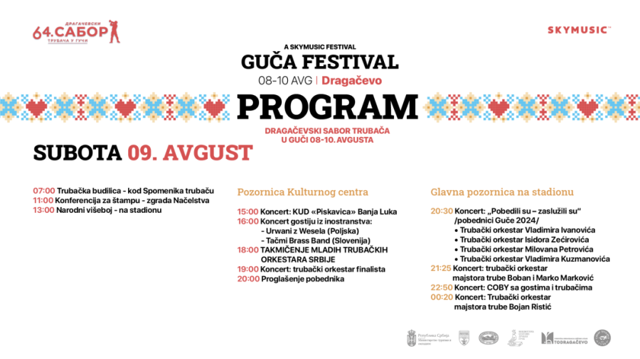 Spremite se za najluđi provod ikada u Guči!  Stižu Coby, Ana Bekuta, Dragan Kojić Keba i internacionalni izvođači!