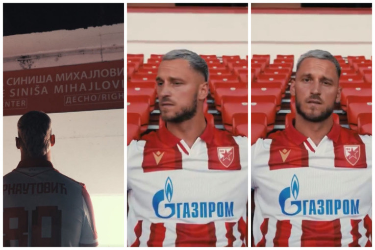 "Obećao sam Siniši da ću doći u Zvezdu i vidimo se u subotu": Arnautović sa samo 2 poruke već ušao u srca navijača (VIDEO)