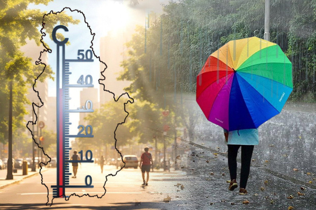 RHMZ niže hitna upozorenja: U naredna dva sata stižu pljuskovi i ova opasna pojava!