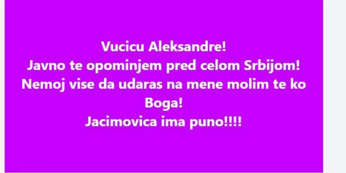 "Jaćimovića ima puno, javno te opominjem pred celom Srbijom": Prevarant decenije zapretio predsedniku Vučiću! (FOTO)