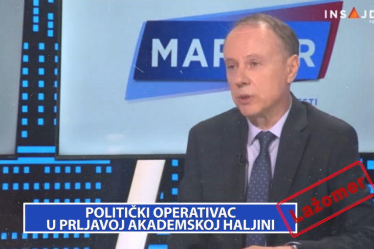 Politički operativac u akademskoj haljini (VIDEO)