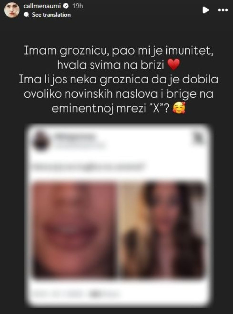 Amidžićevu ženu nema ko nije pitao "za kuglicu na usnama"! Oglasila se pa otkrila s kakvim se problemom suočila