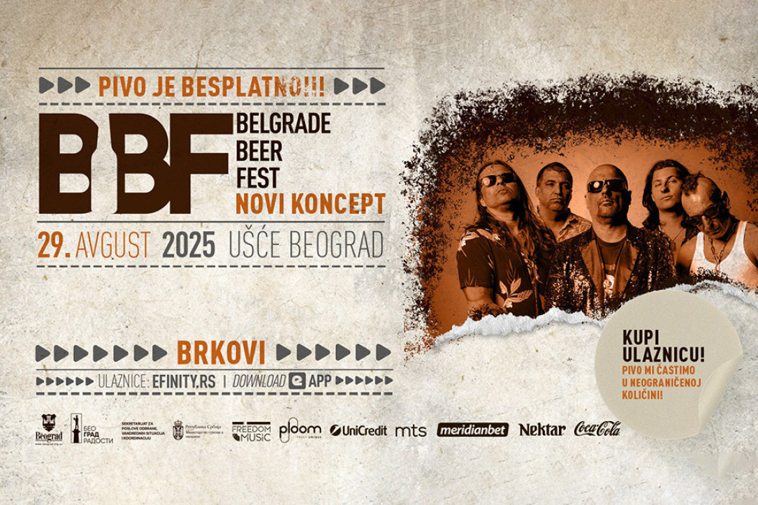 Punk-folk haos na Ušću: "Brkovi" stižu na "Belgrade Beer Fest"!