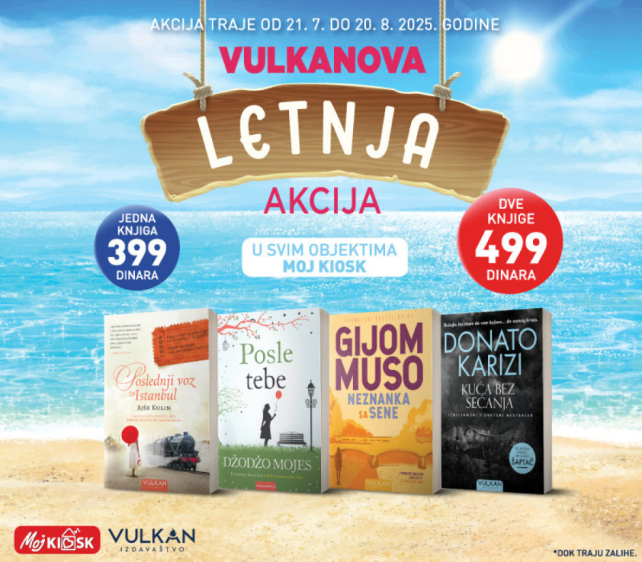 Predah od vrućine počinje među koricama: Posebna ponuda „Vulkan knjiga“ samo u objektima „Moj kiosk“