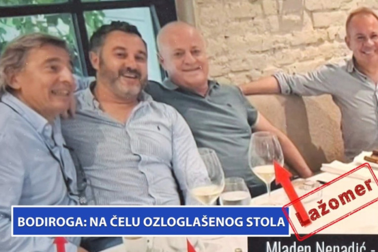 Lažomer! Bodiroga: Na čelu ozloglašenog stola (VIDEO)