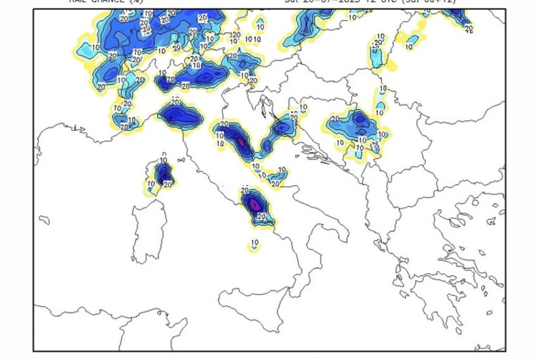 Srbiji preti opasan ciklon: Nevreme jurca preko Jadrana, pljuštaće bez prestanka! (MAPA)