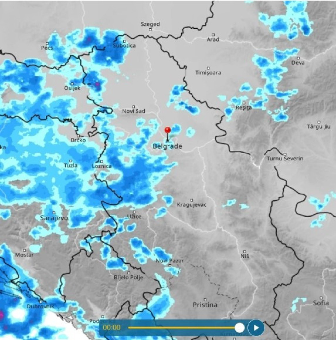 Srbiji preti opasan ciklon: Nevreme jurca preko Jadrana, pljuštaće bez prestanka! (MAPA)