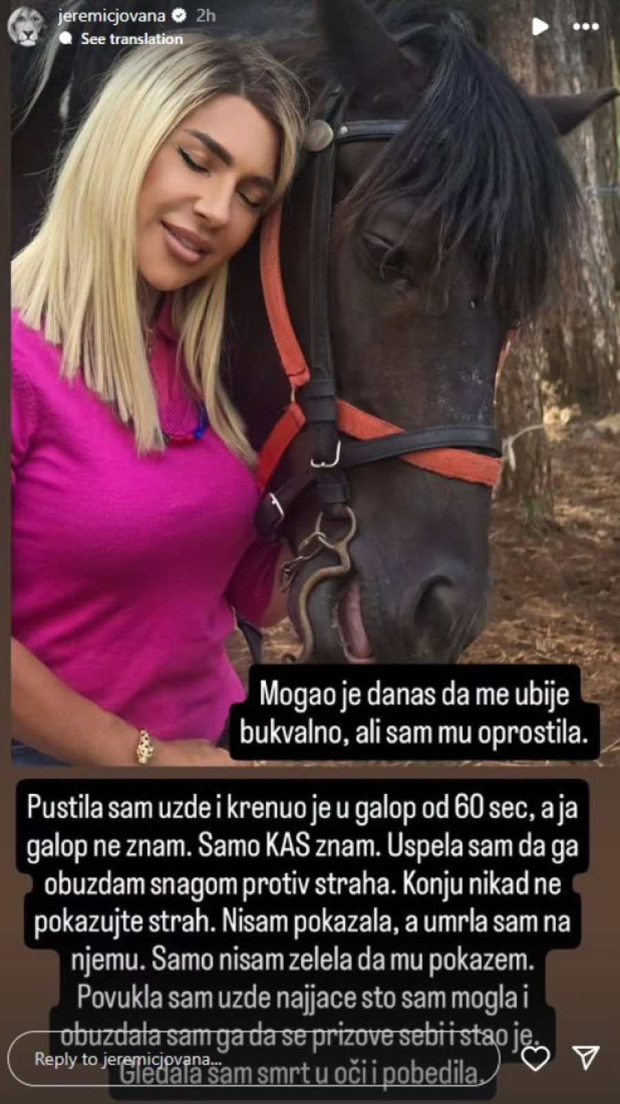"Mogao je da me ubije!" Jovana Jeremić doživela ogromnu neprijatnost