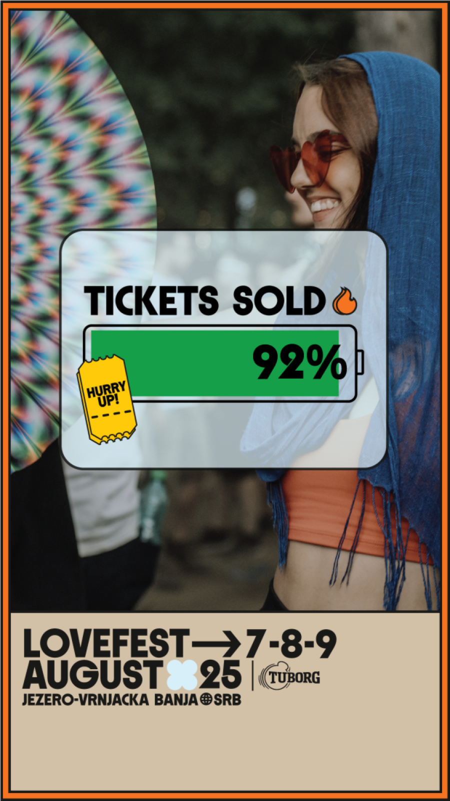 Tuborg Lovefest na korak do rasprodaje: 92% ulaznica otišlo!