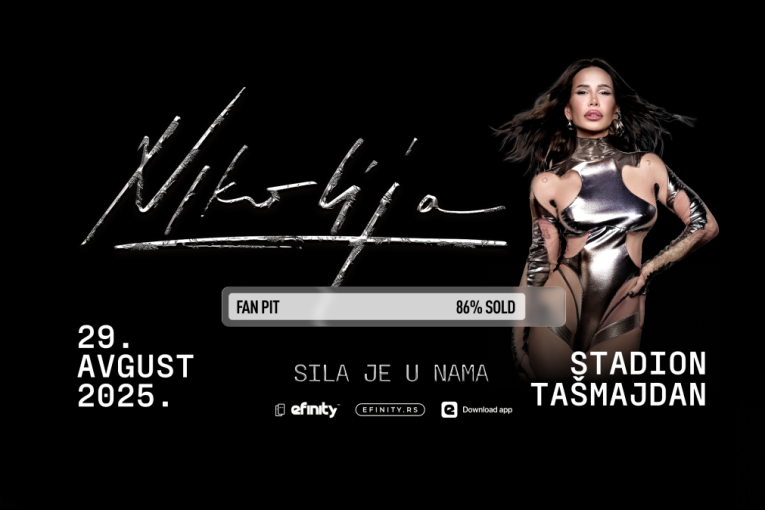 Nikolija ponovo nema limit: Mesec dana do koncerta na Tašmajdanu - ulaznice za fan pit rasprodate!