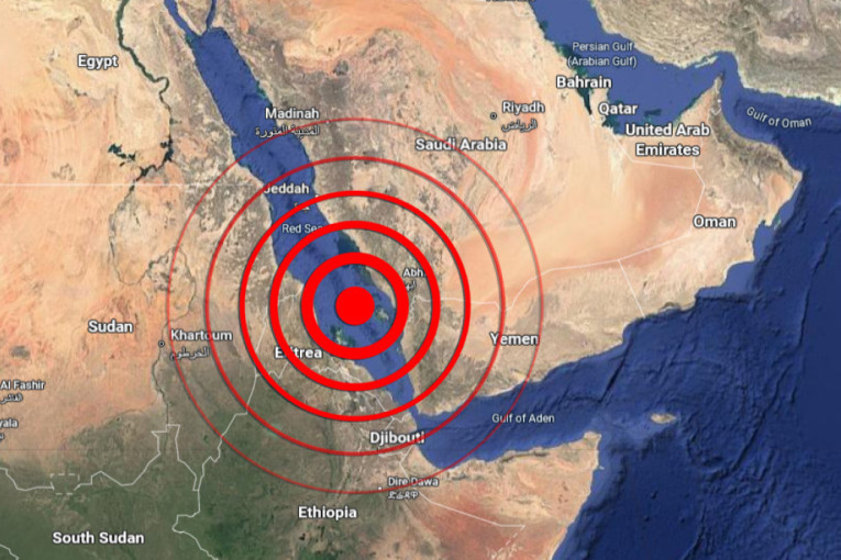 Jak zemljotres u Crvenom moru