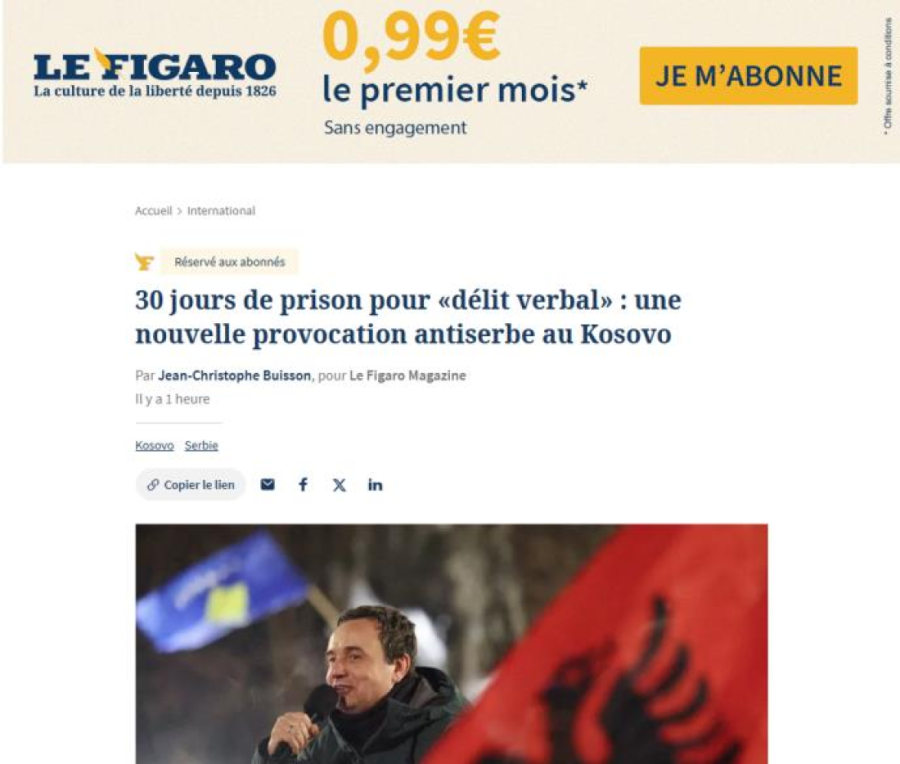 Francuski "Figaro" razotkriva igru Prištine: Igor Popović trune u zatvoru zbog istine o OVK, a Zapad ćuti!