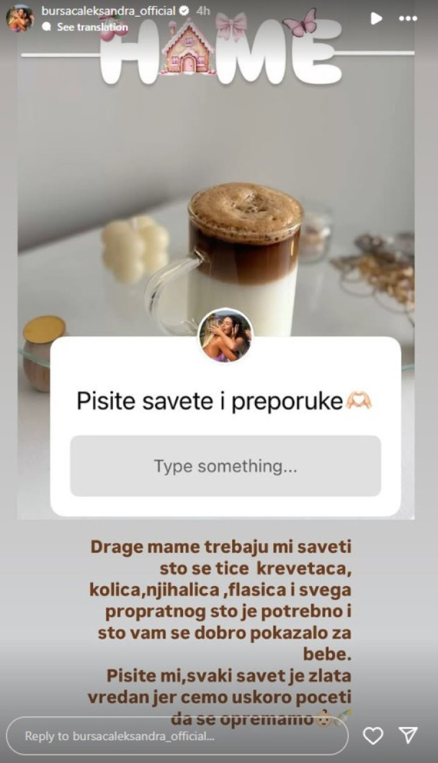 Aleksandra Bursać progovorila o trudnoći: Beba luduje u stomaku! (FOTO)