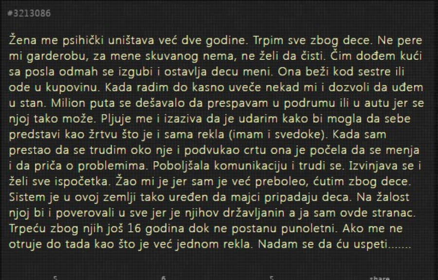 "Žena me tuče i spavam u podrumu, sve zbog dece" Tužna objava jednog oca rasplakala je Srbiju! (VIDEO)