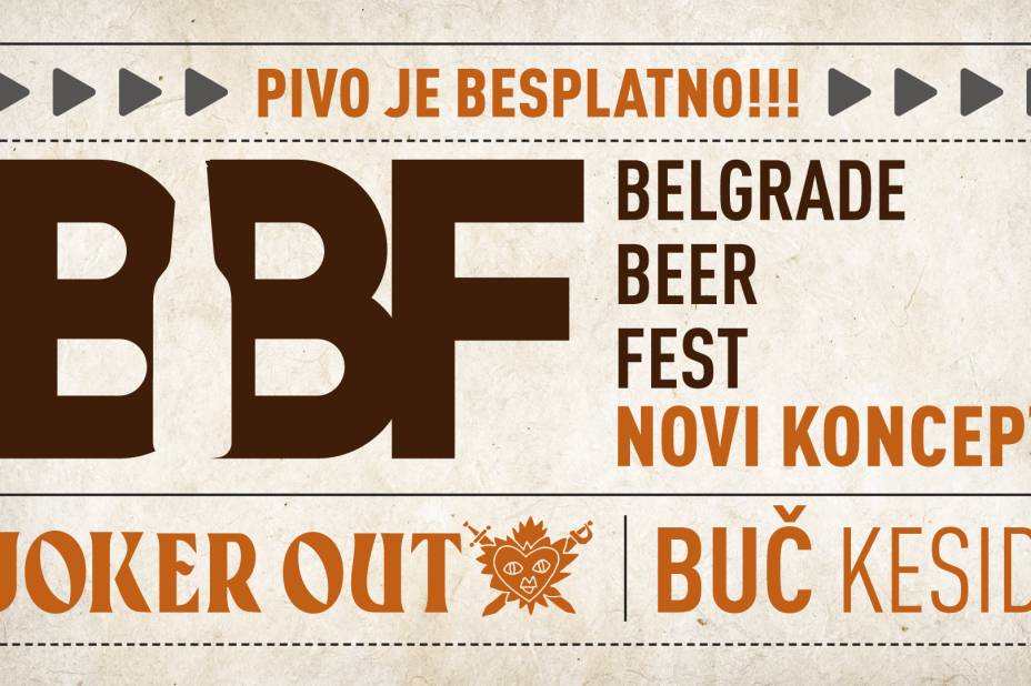 Rok revolucija na Ušću! Joker Out i Buč Kesidi stižu na Belgrade Beer Fest